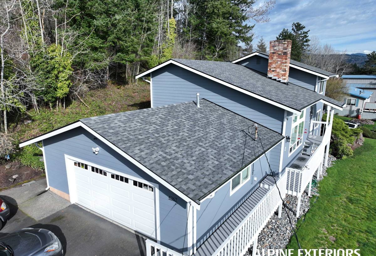 Bellingham Roofing Co gaf shingle roof in Bellingham, WA